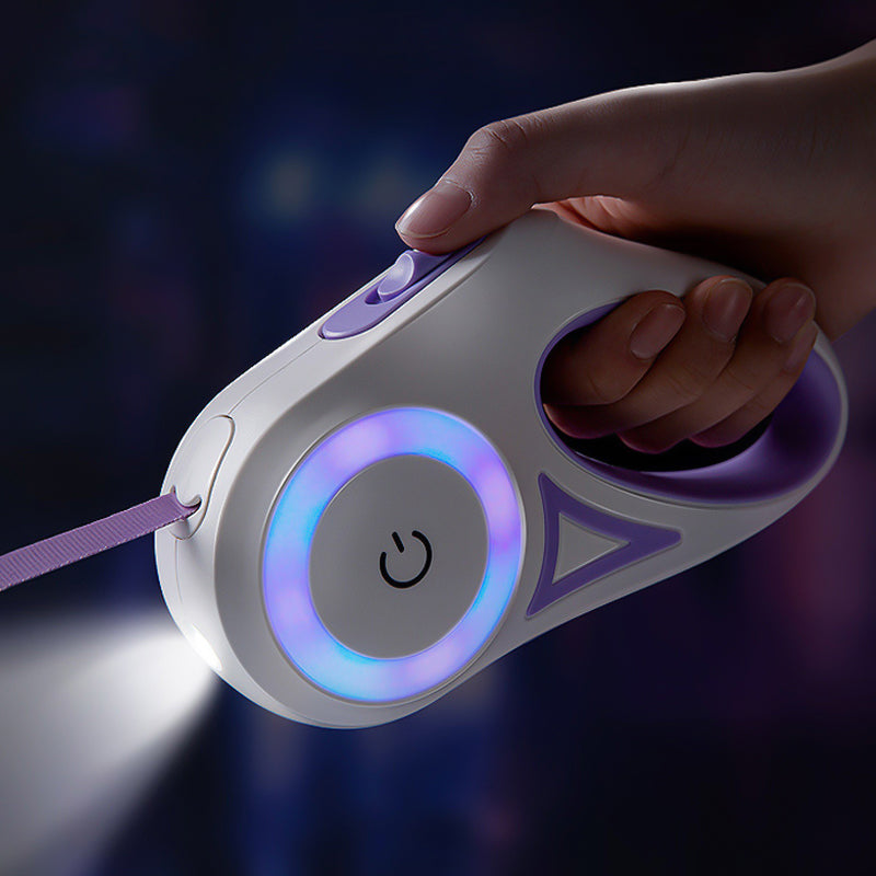 LAISSE RETRACTABLE LED: NEON