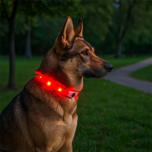 Collier lumineux chien