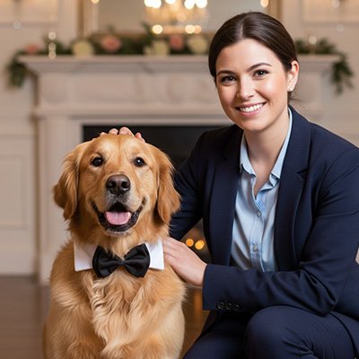 Noeud papillon chien 